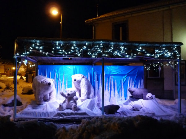 la banquise , la nuit