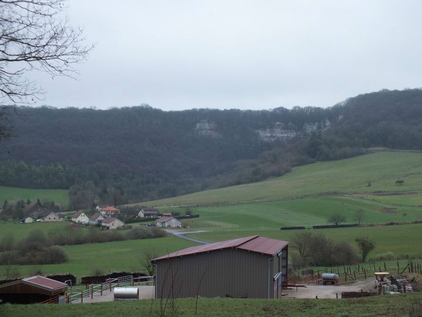 la falaise de Nans