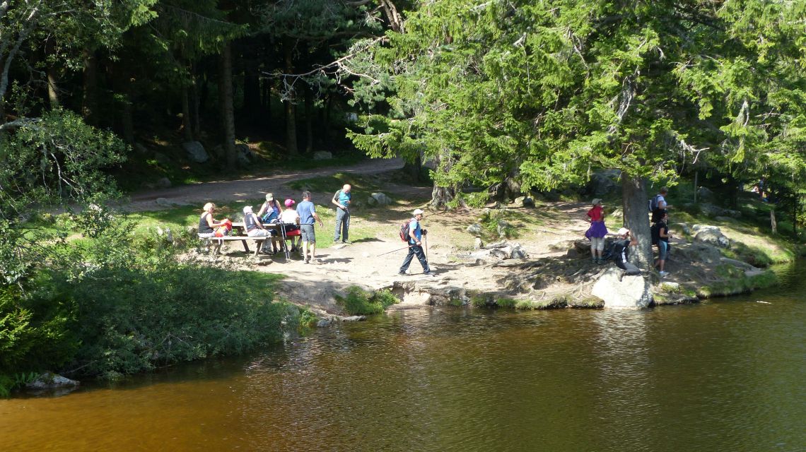 petite pause au lac des truites