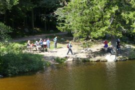 petite pause au lac des truites