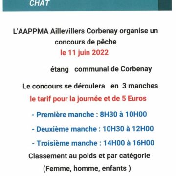 Concours de pêche AAPPMA Aillevillers-Corbenay