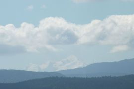 le mont blanc du pic de l'aigle