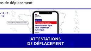 Attestations de sortie