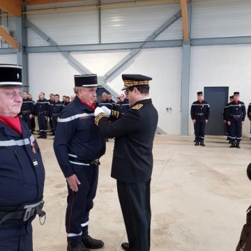 Le lieutenant Perney à l'honneur